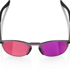 100% Legere Round Bril - Soft Tact Black - Purple Mirror