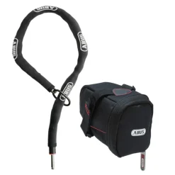 ABUS Adaptor Chain Classic Frameslotketting + Zadeltas ST 5950 - 5.5 mm | 85 cm | 5.5KS/85 zwart