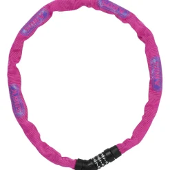 ABUS 4804C Kettingslot - roze / 75 cm