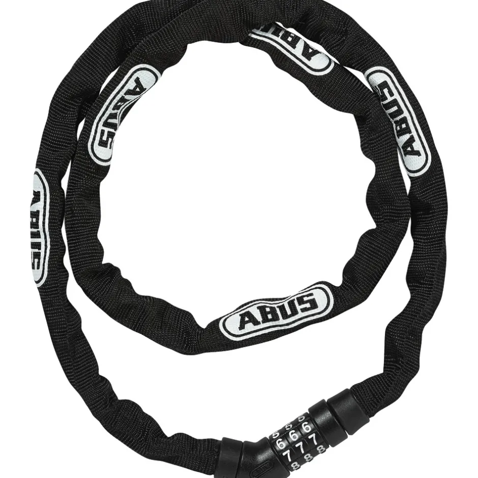 Kettingsloten|Cijfersloten < ABUS 4804C Kettingslot - zwart / 110 cm