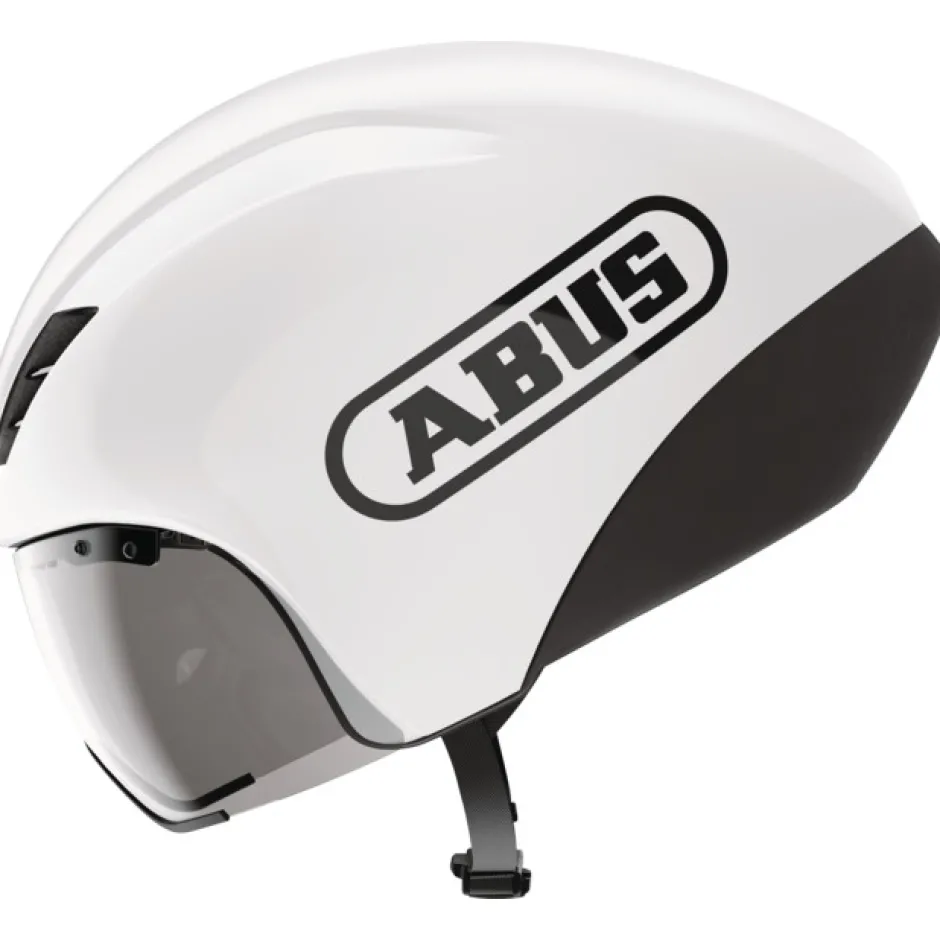 Racefietshelmen < ABUS GaeChanger TT 1.1 He - wit ganzend