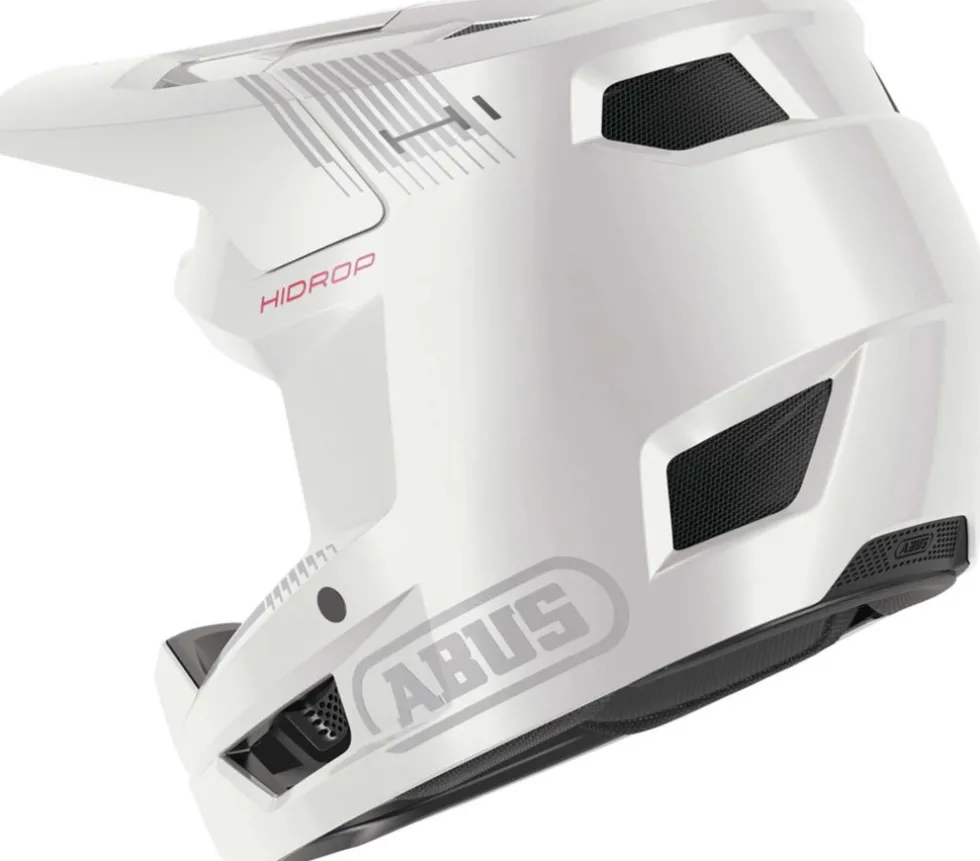 ABUS HiDrop Full Face Helm - shiny white