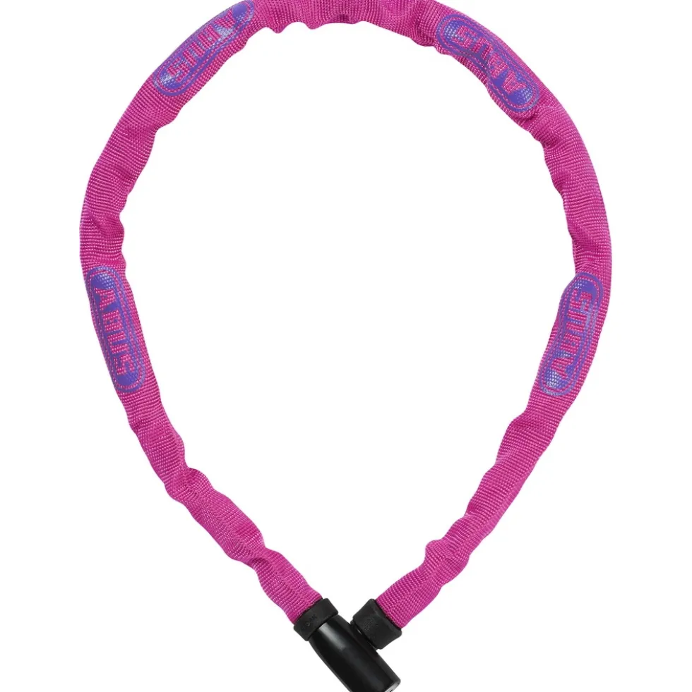 ABUS 4804K Kettingslot - roze / 75 cm