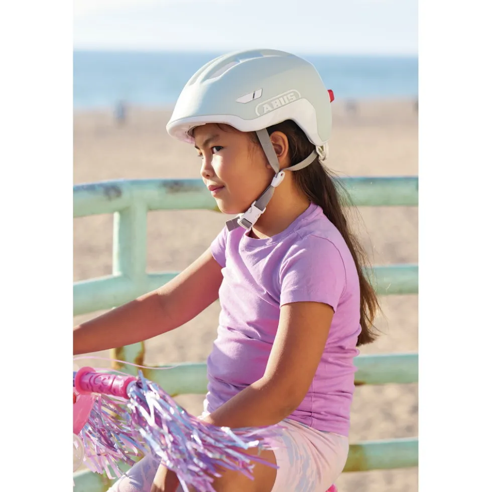 ABUS Smiley 3.0 ACE LED Kinder-Fietshelm - pure lavender