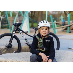 ABUS Smiley 3.0 ACE LED Kinder-Fietshelm - royal purple