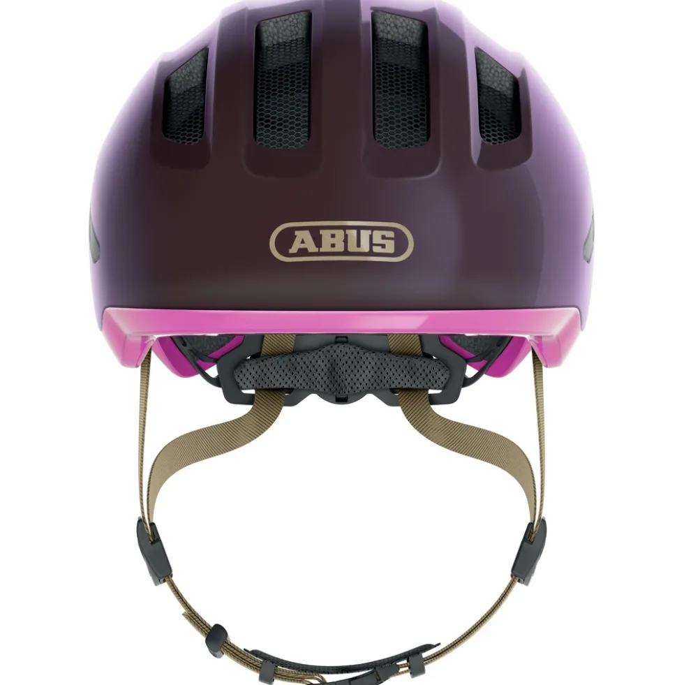 ABUS Smiley 3.0 ACE LED Kinder-Fietshelm - royal purple