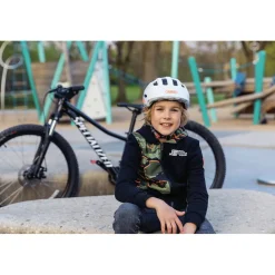 ABUS Smiley 3.0 ACE LED Kinder-Fietshelm - pure mint