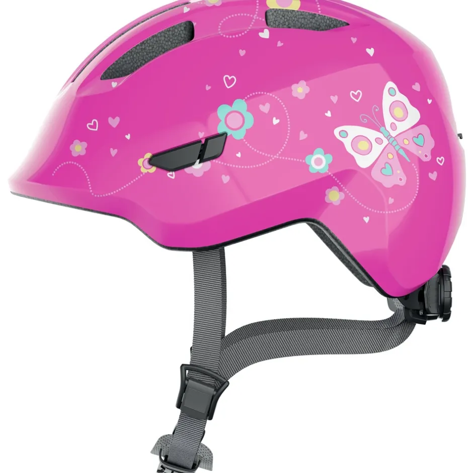 Helmen Kinderen < ABUS iley 3.0 Hel Kinder - pink butterfly