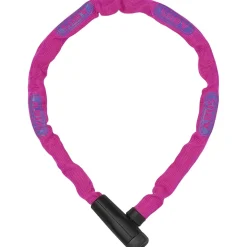 ABUS Steel-O-Chain 5805K Kettingslot - roze / 75 cm