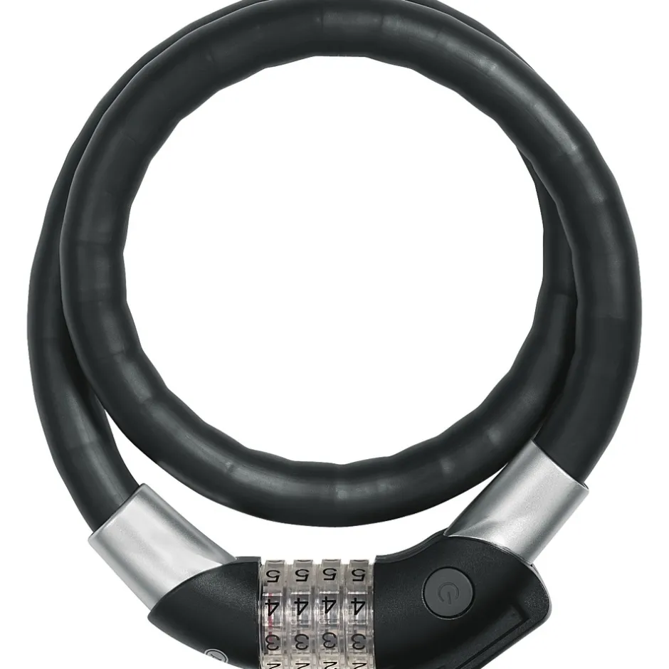 Kabelsloten|Cijfersloten < ABUS Steel-O-Flex Raydo Pro 1460 - 85cm Cijferslot - Inkl. TexKF Mini Framehouder
