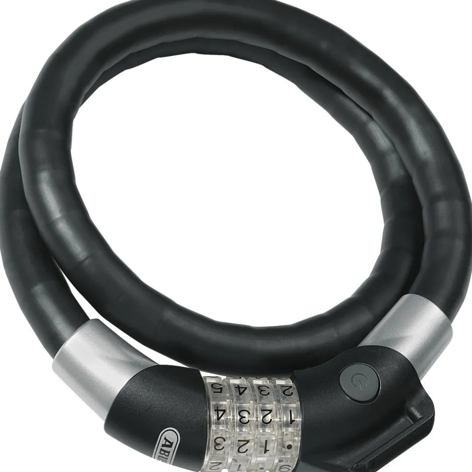 Kabelsloten|Cijfersloten < ABUS Steel-O-Flex Raydo Pro 1460 - 85cm Cijferslot - Inkl. TexKF Mini Framehouder
