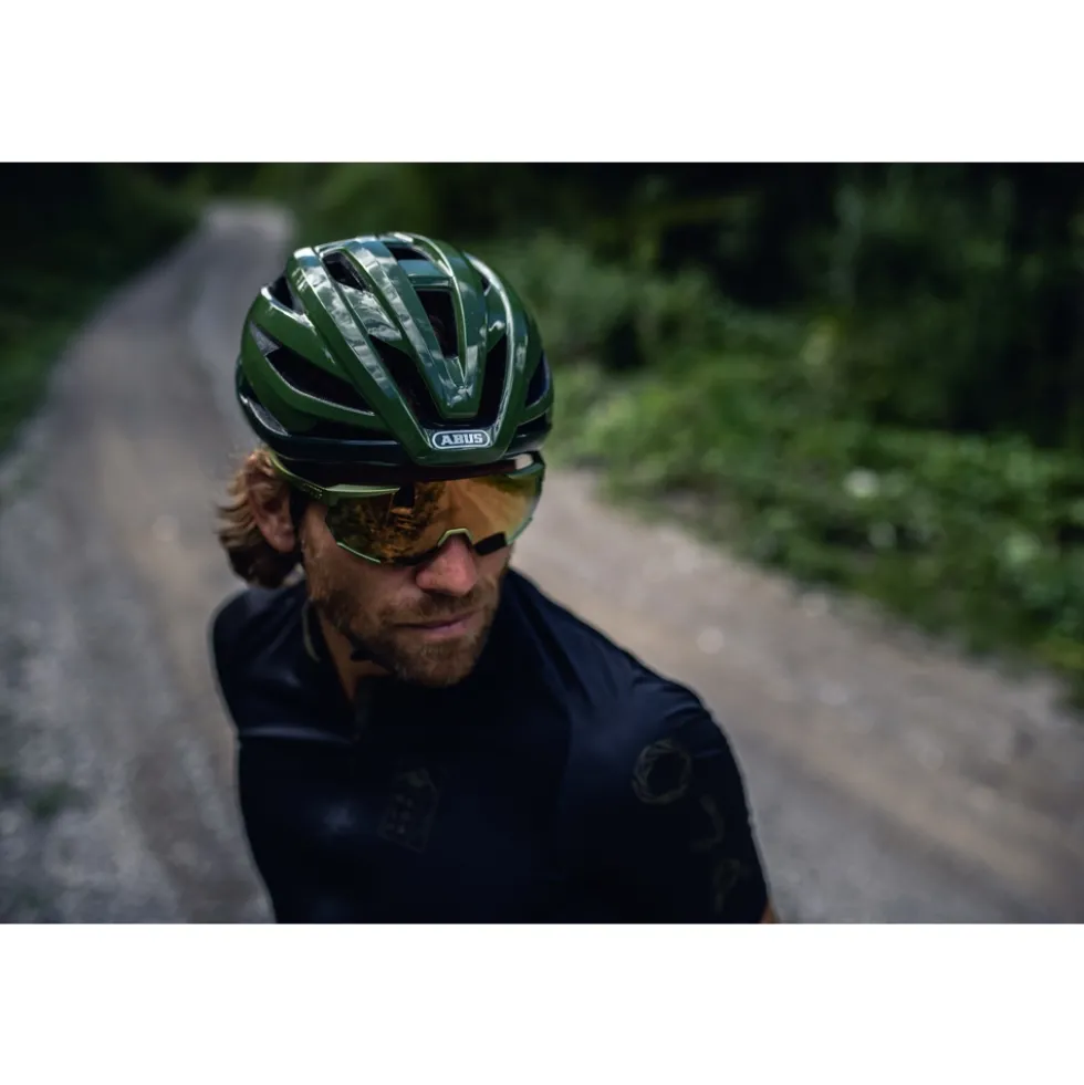 ABUS StormChaser Helmet - zigzag grey