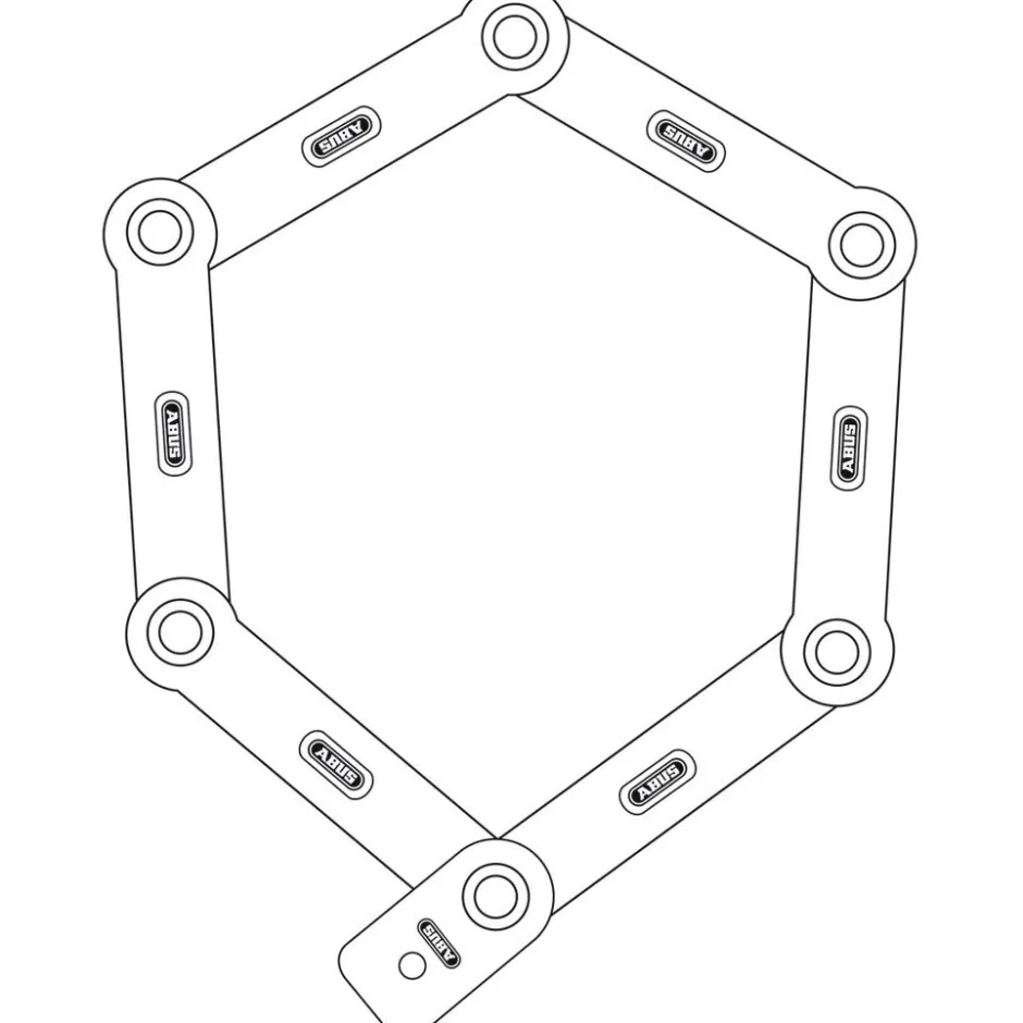 Vouwsloten < ABUS uGrip BORDO 5700K - 100cm Vouwbare Slot + SH Houder - zwart