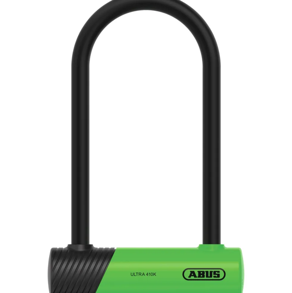 ABUS Ultra Mini 410K/180HB140 U-Slot 140x106 mm + Houder SH34 - groen