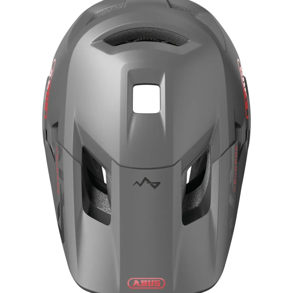 ABUS YouDrop FF Kinderfietshelm - Ti silver