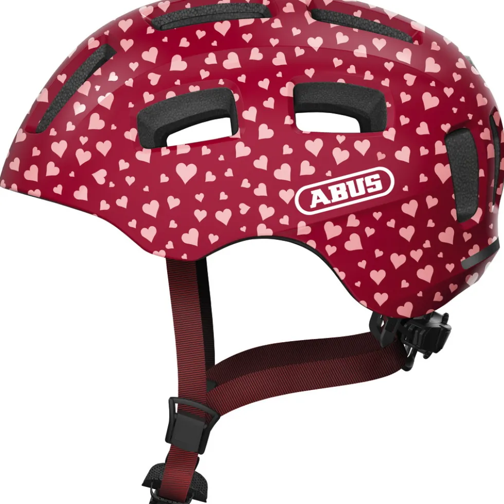 ABUS Youn-I 2.0 Helm - cherry heart