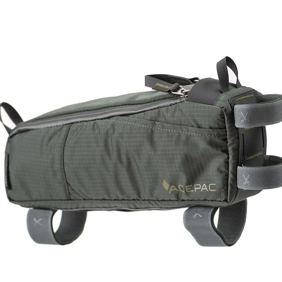 Frametassen|Top Tube Bag < Acepac Fuel L MKIII Bovenbuis Tas - 1.2L - grijs