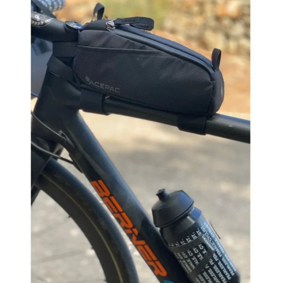 Frametassen|Top Tube Bag < Acepac Fuel M MKIII Bovenbuis Tas - 0.8L - grijs