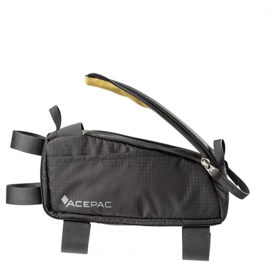 Frametassen|Top Tube Bag < Acepac Fuel M MKIII Bovenbuis Tas - 0.8L - zwart