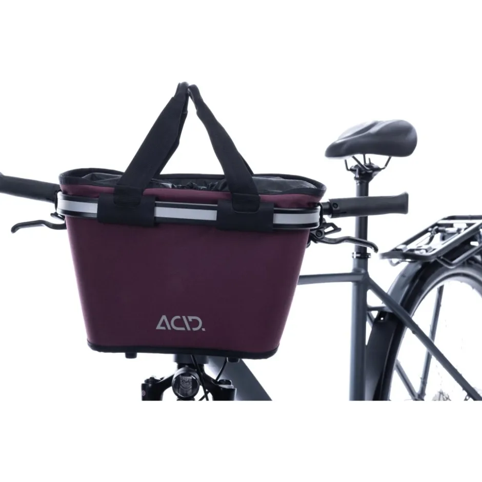 Stuurmanden < ACID CITY 15 FILink Handlebar Basket - rood