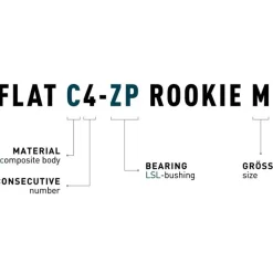 ACID C4-ZP Rookie M Platformpedalen - zwart