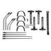 ACID GRAVEL Spatborden Set - 28 Inch - zwart