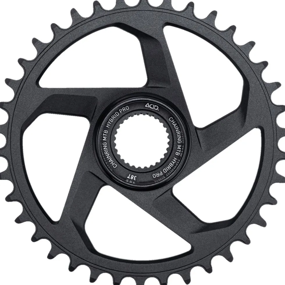 ACID HYBRID PRO HPA E-MTB Direct Mount Chainring | Bosch Gen 4 - 12-Speed - Narrow Wide - black