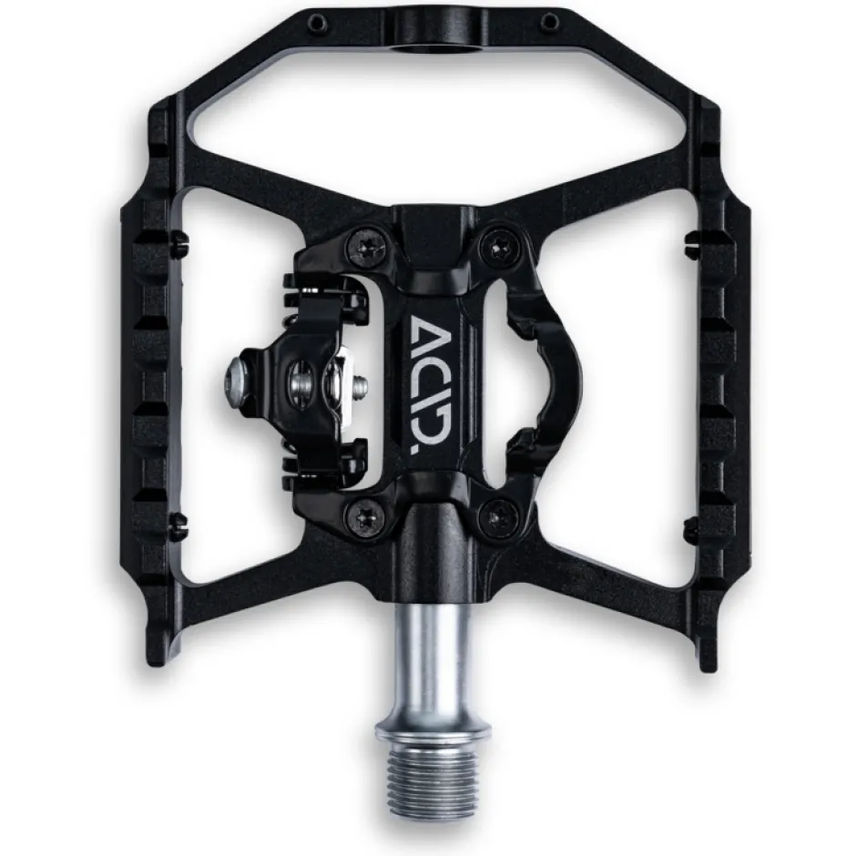 Klikpedalen|Combi Pedalen < ACID Pedals COMBO A4-IB Hybrid - black