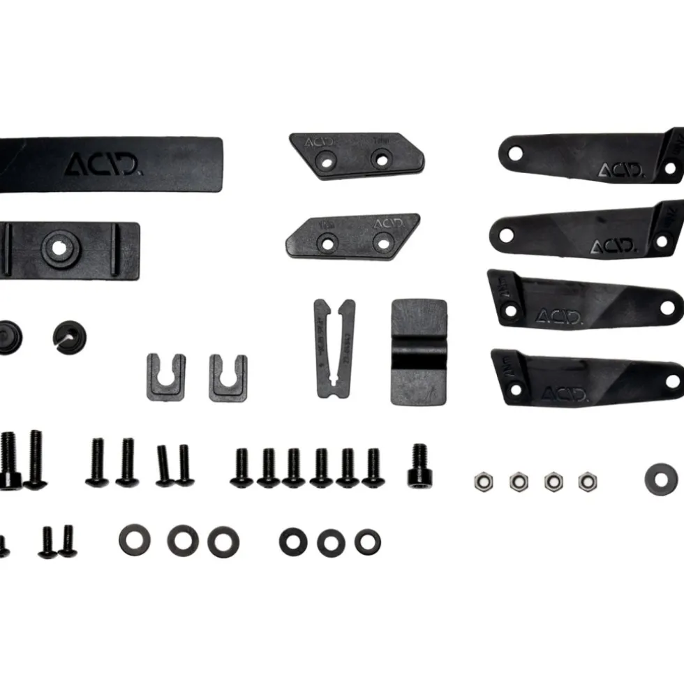ACID Spatbord Set - Nuroad 60 28" BB Mount 2.0 - zwart
