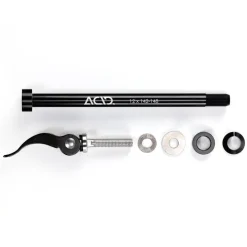ACID Steekas voor fietsaanhangers | M12x1,0 - 142-148 mm - zwart