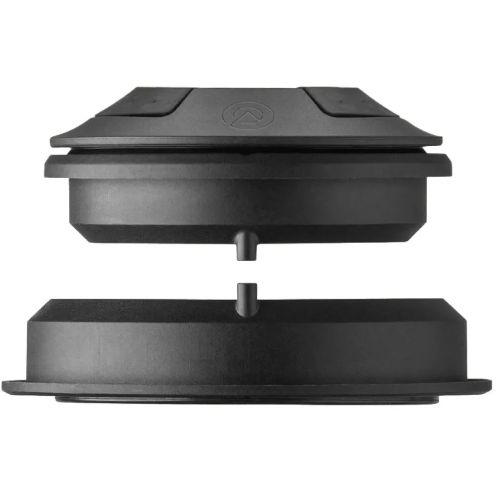 ACROS Angle Headset - 1 1/8 + 1.5 Inches | ICR - 0.6° | ZS56/28.6 | ZS66/40 - black
