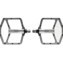 ACROS Flatpedal Platformpedalen - zilver