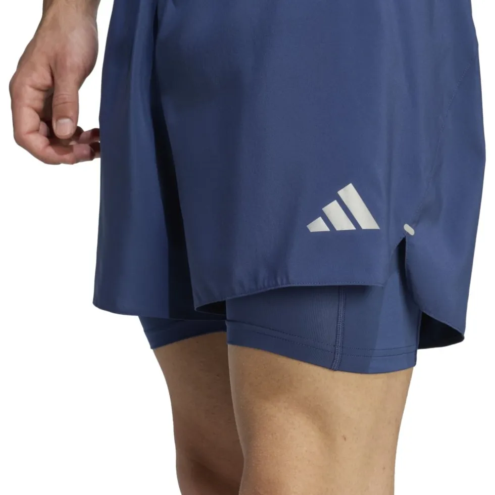 adidas Adi365 Essential 2in1 Hardloopshorts Heren - tech indigo JZ7774