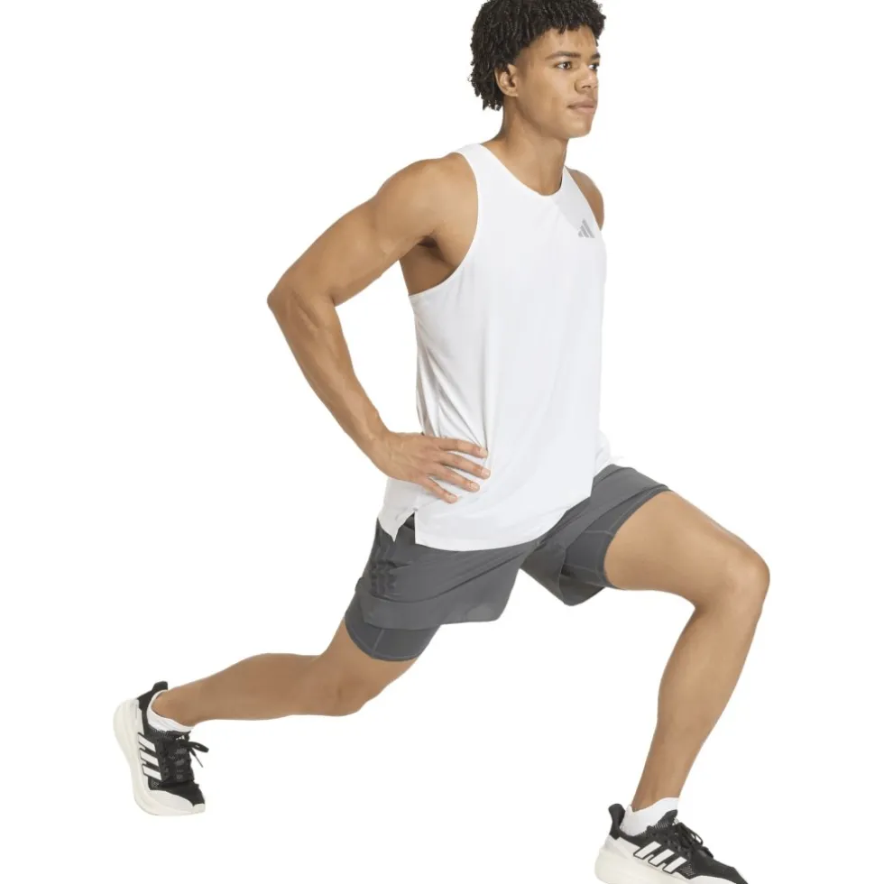 adidas Adi365 2in1 Hardloopshorts Heren - grey six KA6260