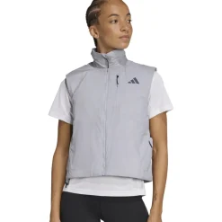 Jassen & Vesten < adidas Adi365 Running CLIMAWARM Hardloopvest Dames - halo silver JP3848