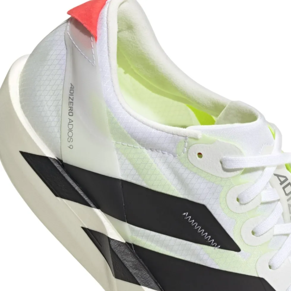 adidas Adizero Adios 9 Hardloopschoenen Dames - white/core black/lucid red IF9418