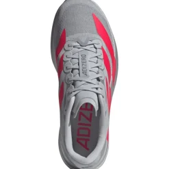 adidas Adizero EVO SL Hardloopschoenen Heren - silver metal/lucid red/iron metal KI3381