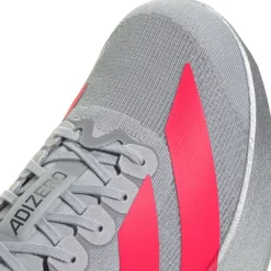 adidas Adizero EVO SL Hardloopschoenen Heren - silver metal/lucid red/iron metal KI3381