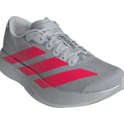 adidas Adizero EVO SL Hardloopschoenen Heren - silver metal/lucid red/iron metal KI3381