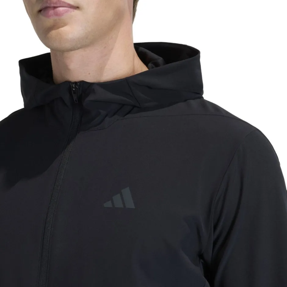 T-Shirts & Tops < adidas Deigned for Training Hybrid Ja et capuchon Heren - back KA4821