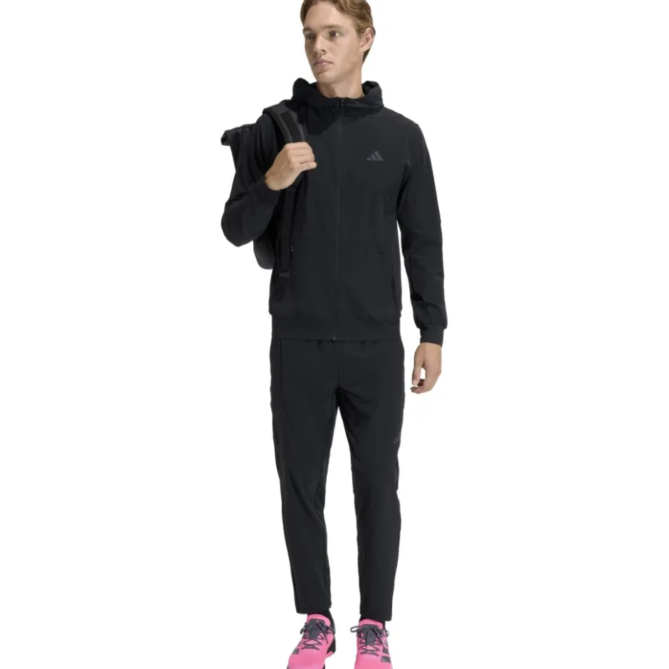 T-Shirts & Tops < adidas Deigned for Training Hybrid Ja et capuchon Heren - back KA4821