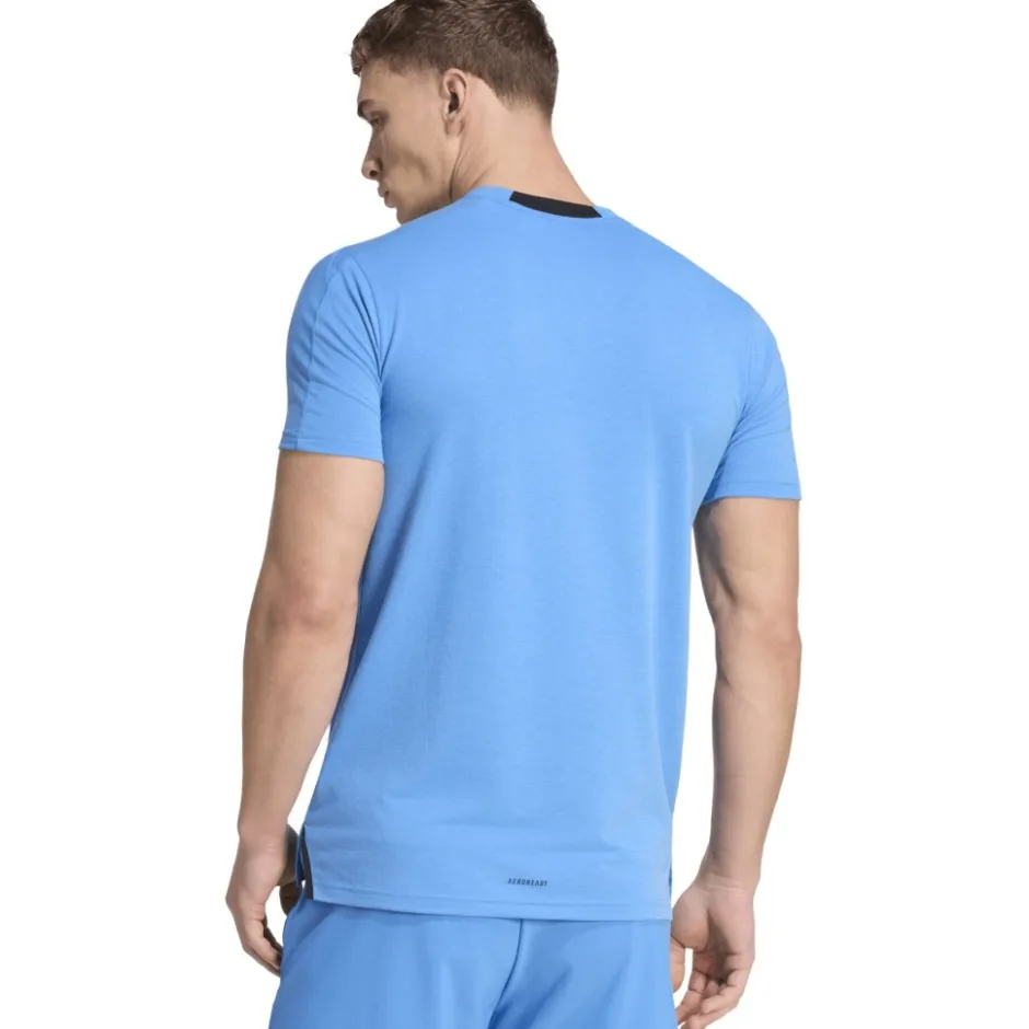 T-Shirts & Tops < adidas Deigned for Training hirt Heren - ray bue KA7295