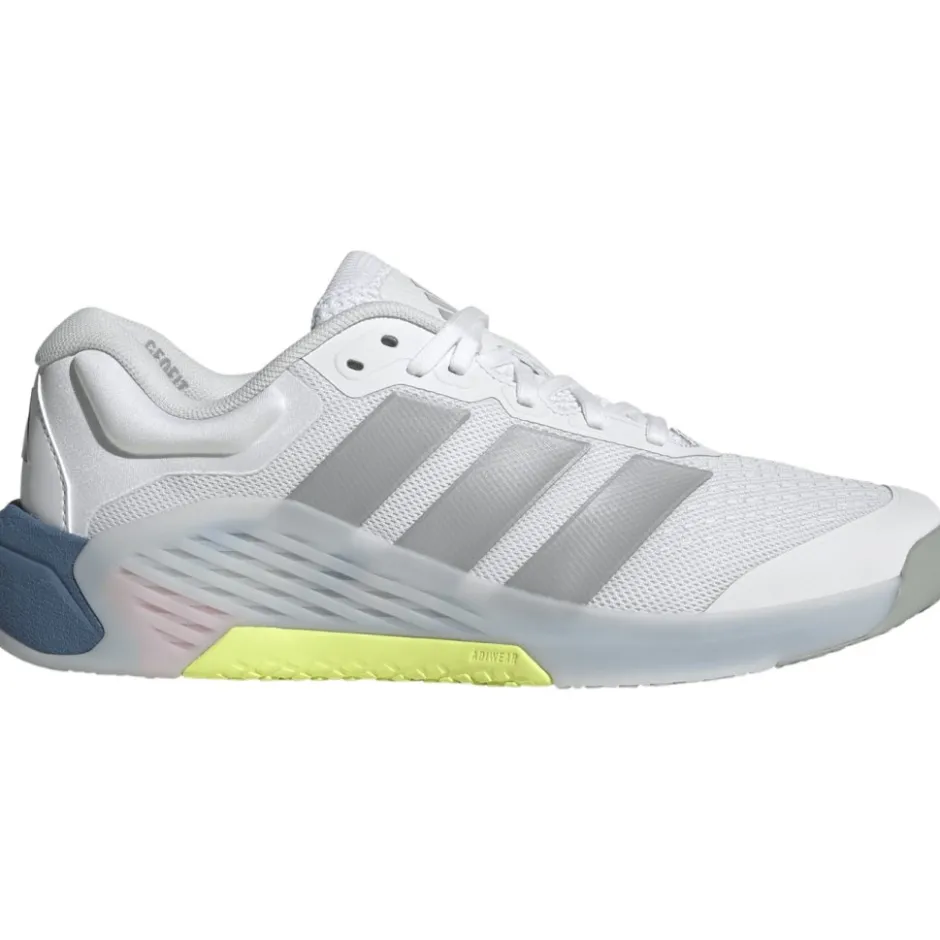 Fitness Schoenen|Schoenen < adidas Dropset 4 Power Trainer Fitnessschoenen Dames - cloud white/halo silver/dusky ink JR4663