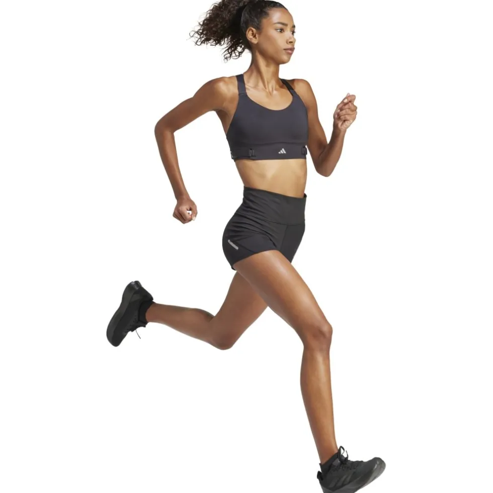 adidas FastImpact Luxe Run met sterke ondersteuning Dames - Cup Maat A-B - zwart IQ3359