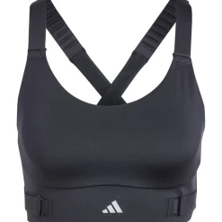adidas FastImpact Luxe Run met sterke ondersteuning Dames - Cup Maat A-B - zwart IQ3359
