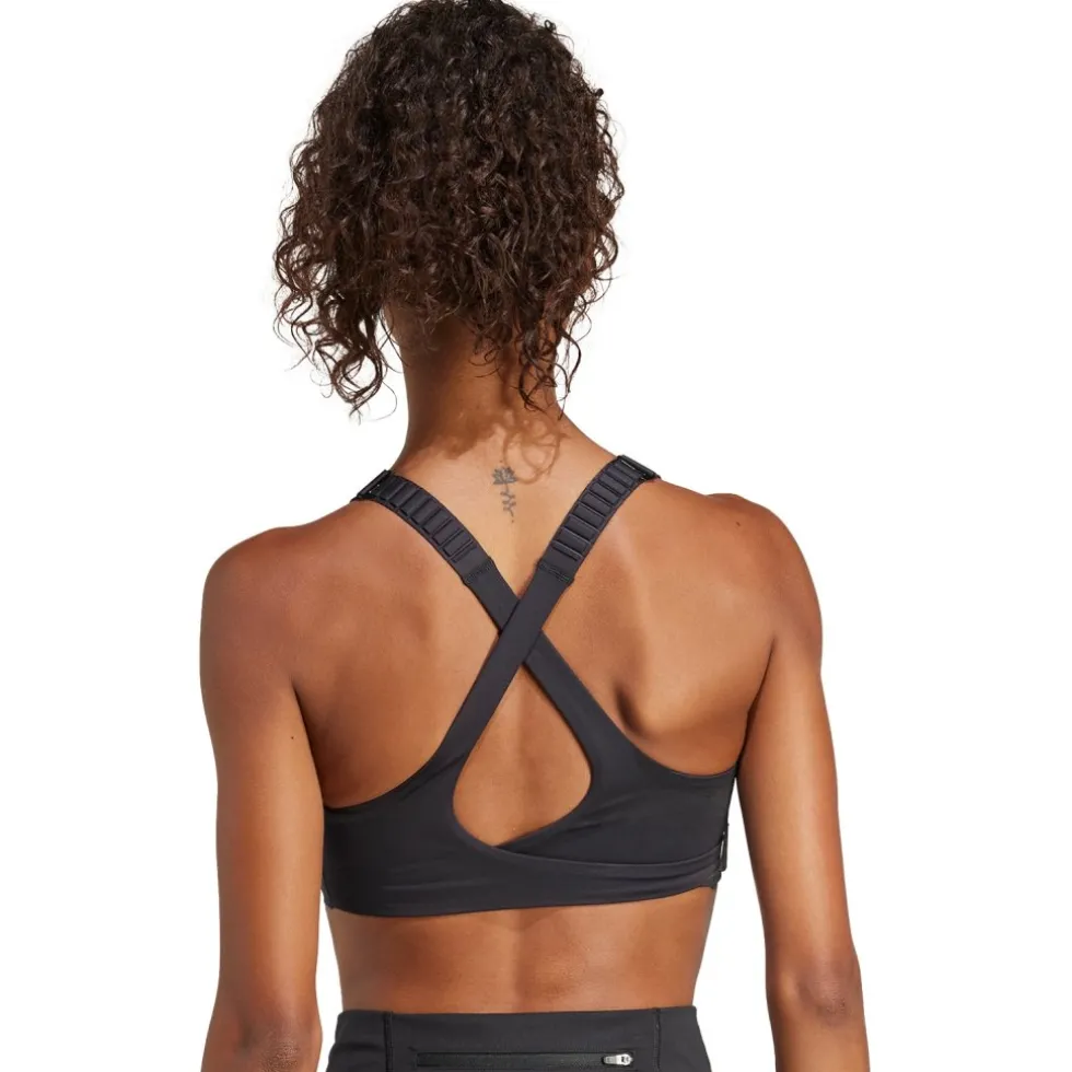 adidas FastImpact Luxe Run met sterke ondersteuning Dames - Cup Maat A-B - zwart IQ3359
