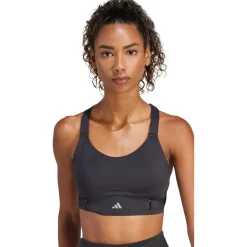 Sport Bh'S|Ondergoed < adidas FatIpact uxe Run et terke onderteuning Dae - Cup aat C-D - zwart IQ3359