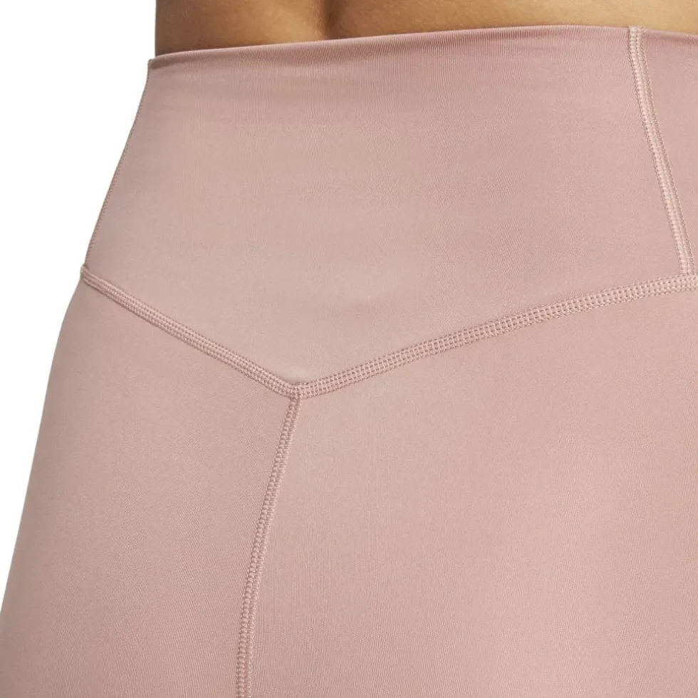 adidas Optime Essential 3-Stripes 7" Shorts Dames - warm clay/black JN5697