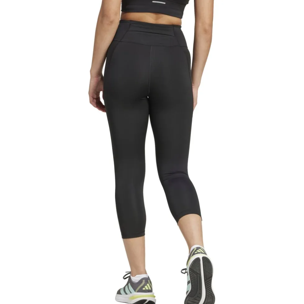 adidas Own The Run 3/4 Hardloop-Leggings Dames - zwart IS9918