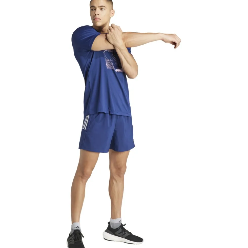 adidas Own the Run Korte Broek 7" Heren - dark blue IY0706